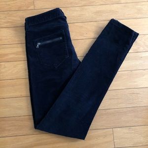 Club Monaco Soft Dark Navy Corduroy Pants